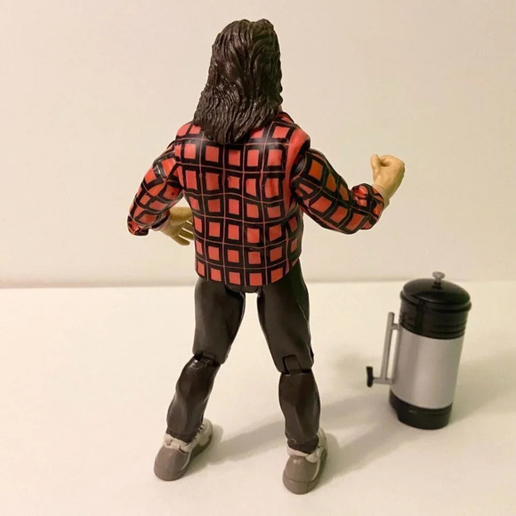 Vintage 1999 Cactus Jack Mick Foley WWF Jakks Pacific Titan Tron Live Figure - Picture 6 of 15
